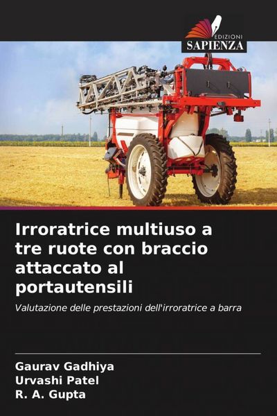 Produktbild: Irroratrice multiuso a tre ruote con braccio attaccato al portautensili