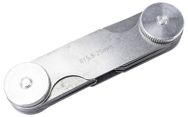 Produktbild: Dasqua 1351-0005 Radiuslehre metrisch 1.0 - 7.0mm