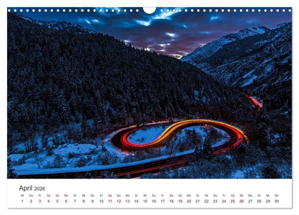 Produktbild: Lightpainting - Malen mit Licht und Zeit (Wandkalender 2026 DIN A3 quer), CALVENDO Monatskalender