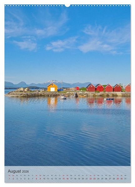 Produktbild: Unterwegs in Norwegen - Mit dem Wohnmobil an sch&ouml;nen Orten verweilen (hochwertiger Premium Wandkalender 2026 DIN A2 hoch), Kunstdruck in Hochglanz