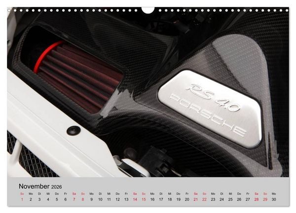 Produktbild: Porsche GT3RS 4,0 (Wandkalender 2026 DIN A3 quer), CALVENDO Monatskalender