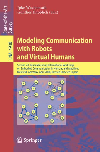 Produktbild: Modeling Communication with Robots and Virtual Humans