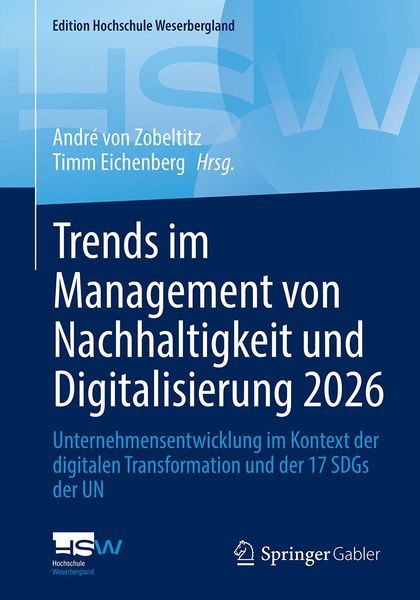 Produktbild: Trends im Management von Nachhaltigkeit und Digitalisierung 2026