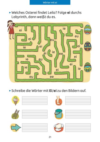 Richtig schreiben lernen 1. Klasse Übungsblock