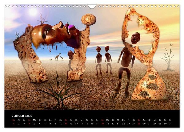 Produktbild: Der Fantasy Kalender (Wandkalender 2026 DIN A3 quer), CALVENDO Monatskalender