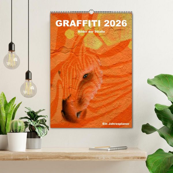 Produktbild: GRAFFITI 2026 / Planer (Wandkalender 2026 DIN A2 hoch), CALVENDO Monatskalender
