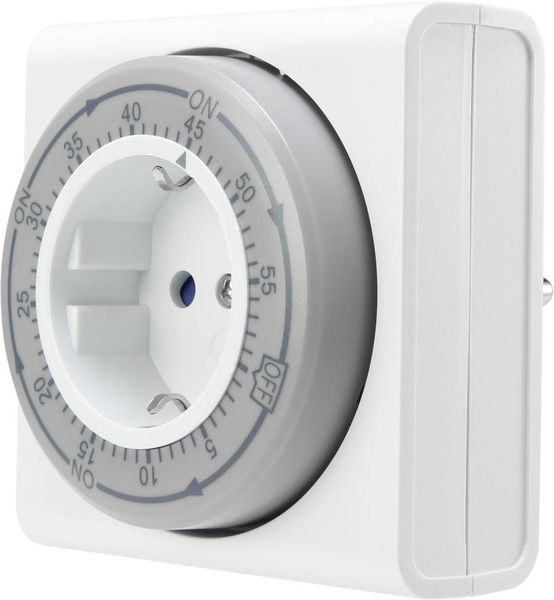 Produktbild: Sygonix SY-5045302 Steckdosen-Zeitschaltuhr analog IP20 Countdown-Funktion