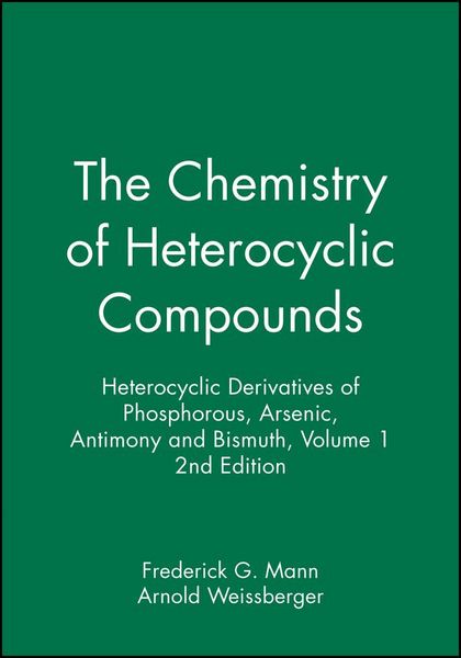 Produktbild: Heterocyclic Derivatives of Phosphorous, Arsenic, Antimony and Bismuth, Volume 1