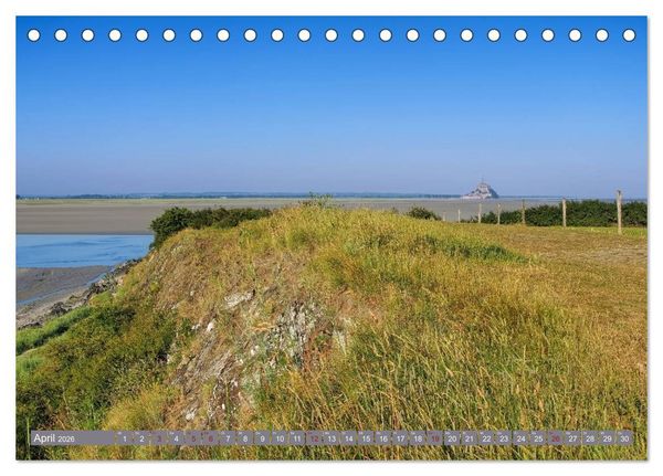 Produktbild: Le Mont-Saint-Michel - Sagenumwobener Klosterberg im Watt (Tischkalender 2026 DIN A5 quer), CALVENDO Monatskalender