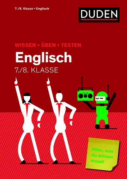 Produktbild: Wissen - &Uuml;ben - Testen: Englisch 7./8. Klasse