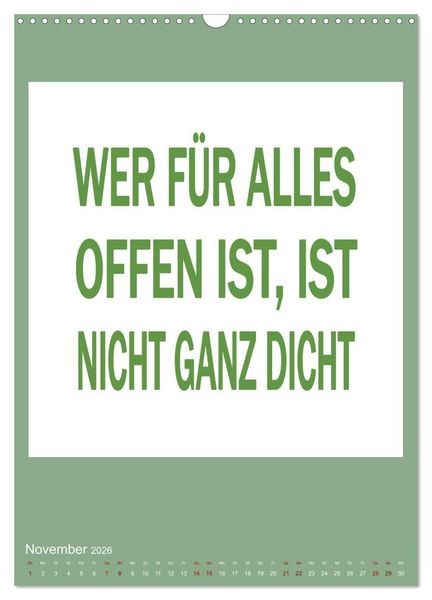 Produktbild: Memo an mich (Wandkalender 2026 DIN A3 hoch), CALVENDO Monatskalender