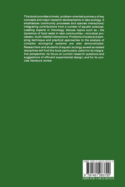 Produktbild: Complex Interactions in Lake Communities