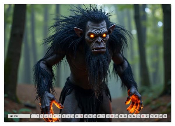 Produktbild: Trolle - Skandinaviens geheime Herrscher (Wandkalender 2026 DIN A3 quer), CALVENDO Monatskalender