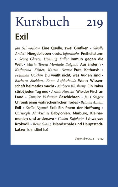 Produktbild: Kursbuch 219