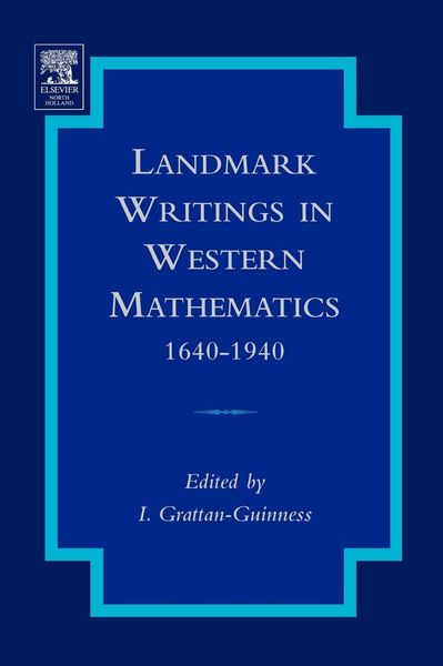 Produktbild: Landmark Writings in Western Mathematics 1640-1940