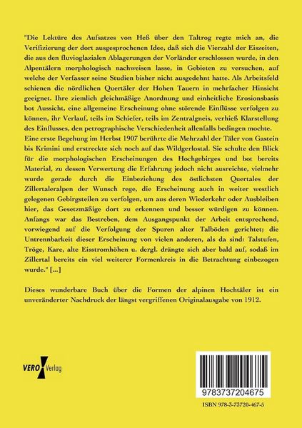 Produktbild: Die Formen alpiner Hocht&auml;ler