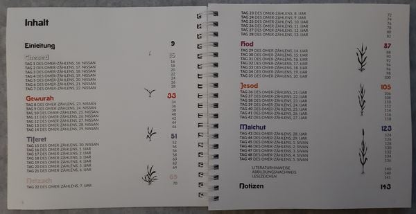 Produktbild: Omer-Kalender (Ringbuch-Tischkalender)