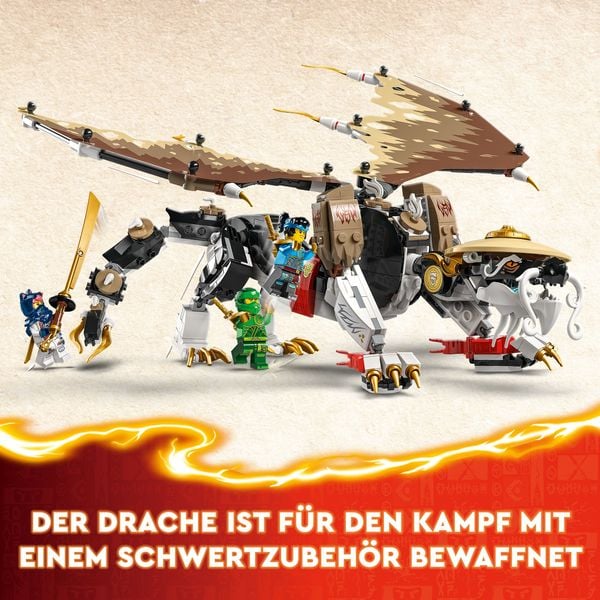 Produktbild: LEGO NINJAGO 71809 Egalt der Meisterdrache, Ninja-Set mit Drachen-Spielzeug