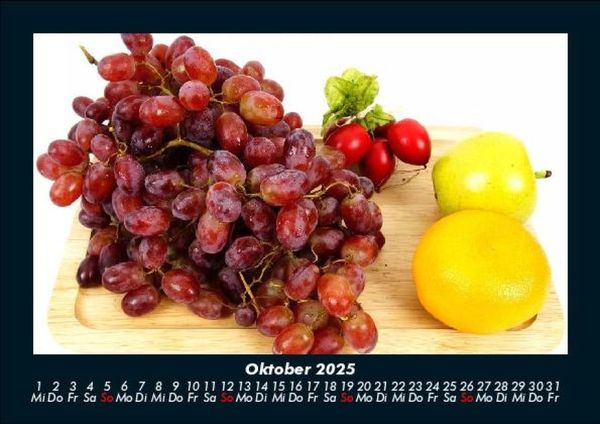 Produktbild: Fr&uuml;chte 2025 Fotokalender DIN A5