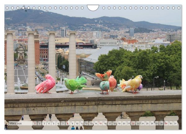 Produktbild: BARCELONA - Metropole am Mittelmeer (Wandkalender 2026 DIN A4 quer), CALVENDO Monatskalender