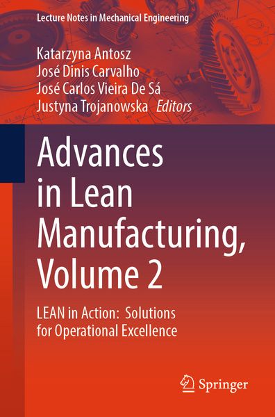 Produktbild: Advances in Lean Manufacturing, Volume 2