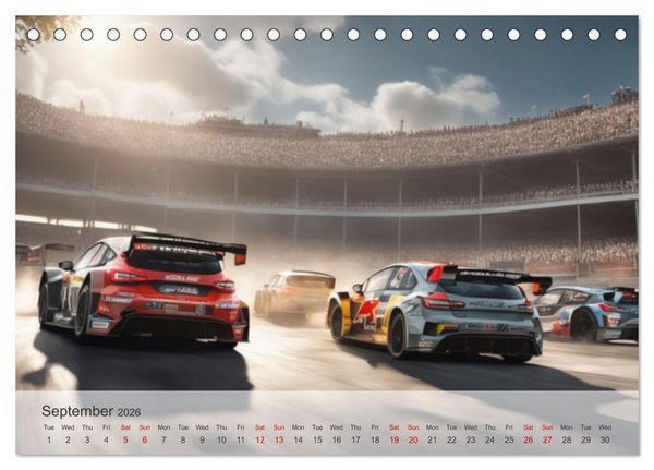 Produktbild: The ultimate sporty driving experience (Desk Calendar 2026 DIN A5 landscape), CALVENDO 12 Month DeskCalendar