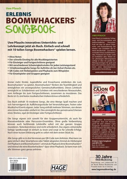 Produktbild: Erlebnis Boomwhackers&reg; Songbook