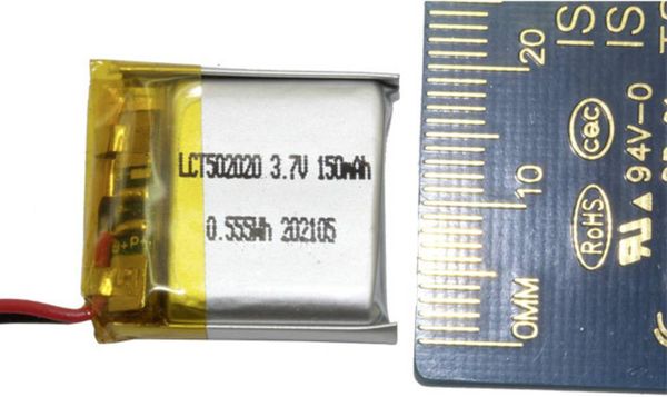 Produktbild: Sol Expert 21005 Micro-LiPo-Akku (L x B x H) 20 x 20 x 5mm