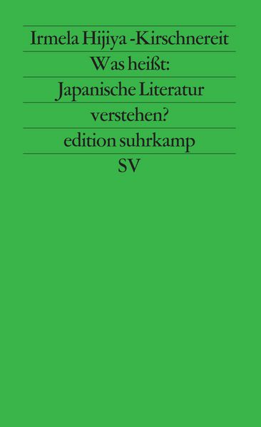 Produktbild: Was hei&szlig;t: Japanische Literatur verstehen?