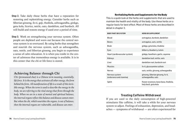 Produktbild: Herbs for Long-Lasting Health