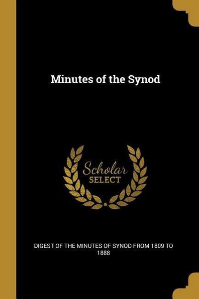Produktbild: Minutes of the Synod