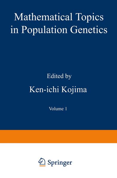 Produktbild: Mathematical Topics in Population Genetics