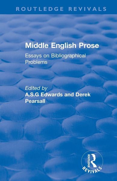 Produktbild: Middle English Prose