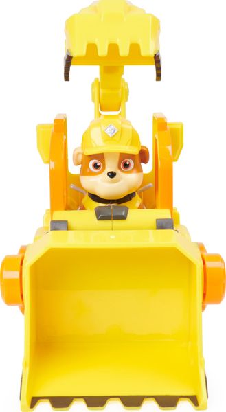 Rubble & Crew - Großes Planierraupen-Baufahrzeug mit Licht- und Geräuscheffekten (Deluxe Fahrzeug) und Rubble-Figur