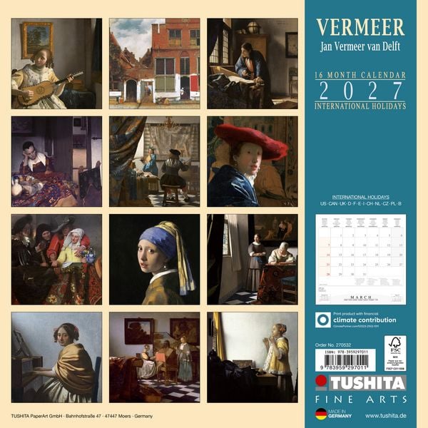 Produktbild: Jan Vermeer van Delft 2027