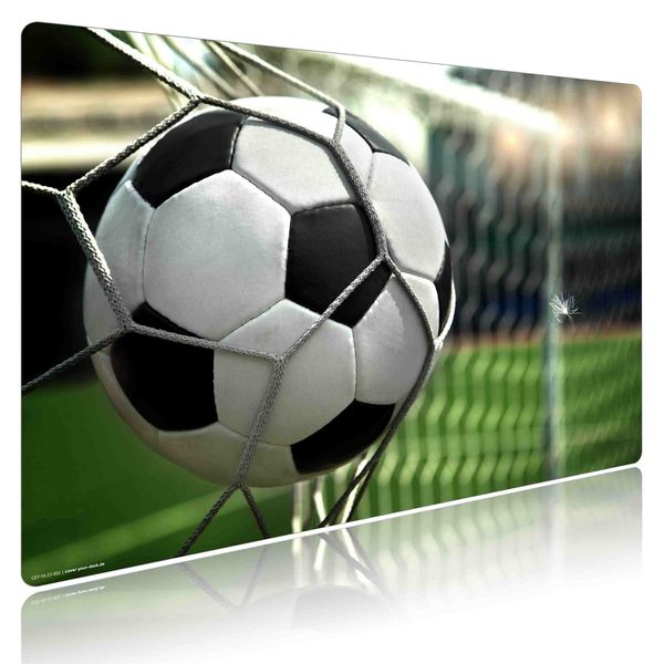 Produktbild: Cover-your-desk Schreibtischunterlage f&uuml;r Kinder Fu&szlig;ball im Tor, aus hochwertigem Vinyl , 60 x 40 cm