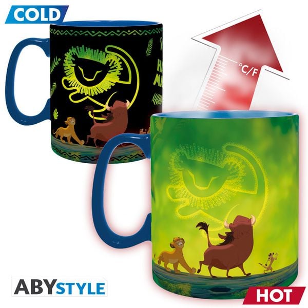 Produktbild: DISNEY - Mug Heat Change- 460ml- The Lion King - cardboard