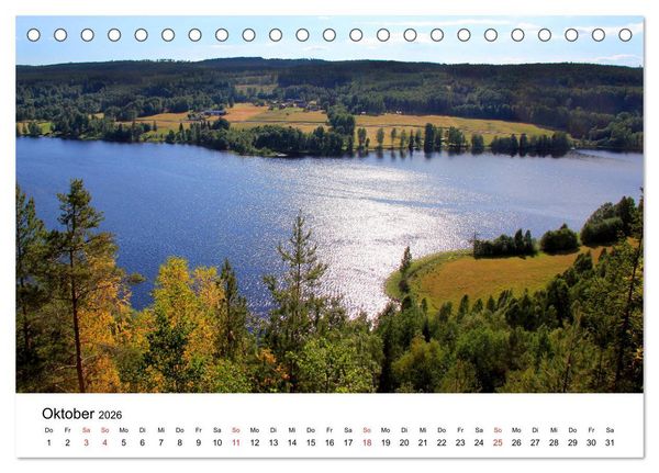 Produktbild: Schweden - V&auml;rmland (Tischkalender 2026 DIN A5 quer), CALVENDO Monatskalender