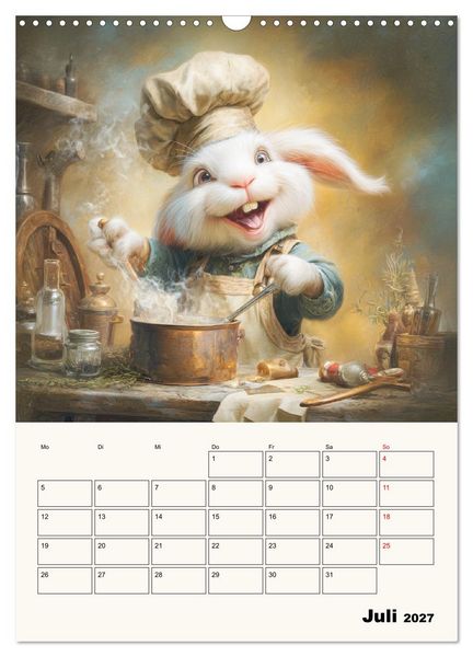 Produktbild: Wundersame Seelen. Kaninchen zwischen Fantasie, Humor und feiner Poesie (Wandkalender 2027 DIN A3 hoch), CALVENDO Monatskalender