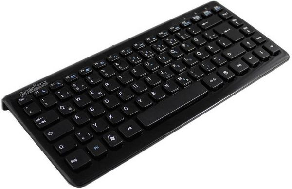 Produktbild: Perixx Periboard-407 USB Tastatur Deutsch, QWERTZ Schwarz