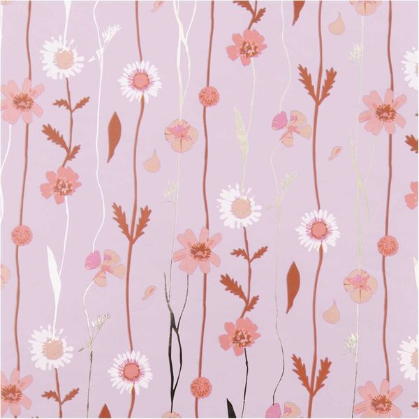 Produktbild: Geschenkpapier Blumenranken, flieder,