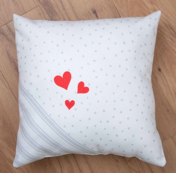 Produktbild: Disneys Mickey & Minnie 5478480003 - Soft Velboa Kissen, 40x40 cm, 100% Polyester