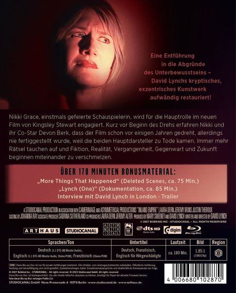 Produktbild: Inland Empire - Collector&acute;s Edition (+ Bonus-Blu-ray)