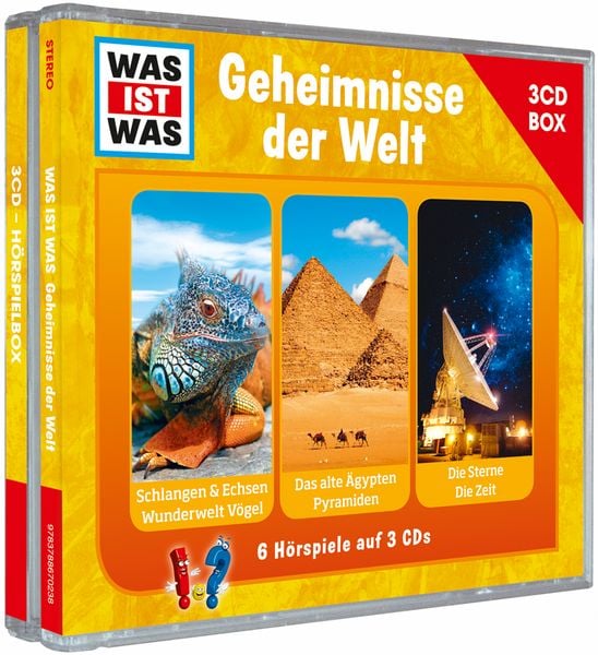 Produktbild: WAS IST WAS 3-CD-H&ouml;rspielbox: Geheimnisse der Welt