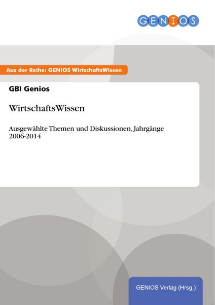 Produktbild: WirtschaftsWissen