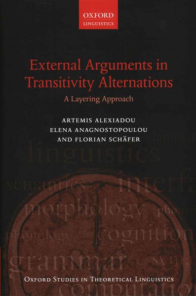 Produktbild: External Arguments in Transitivity Alternations