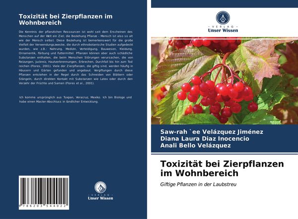 Produktbild: Toxizit&auml;t bei Zierpflanzen im Wohnbereich