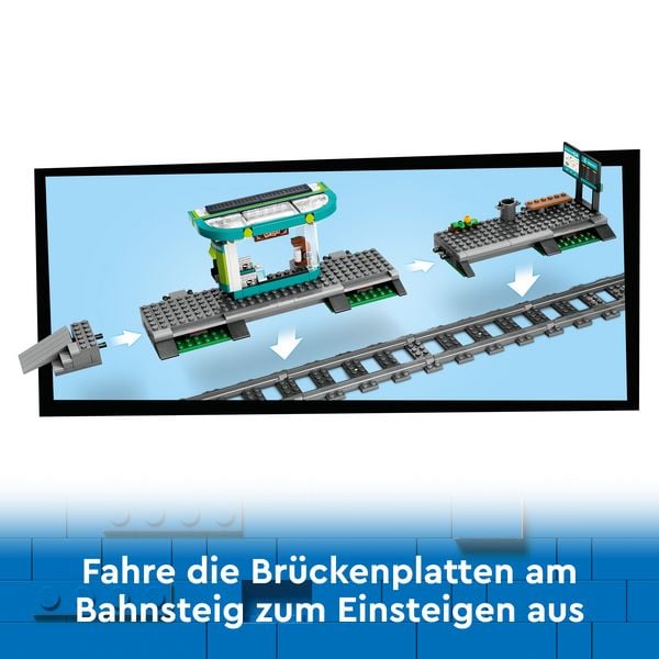 Produktbild: LEGO City Stra&szlig;enbahn mit Haltestelle, Bauspielzeug f&uuml;r Kinder 60423