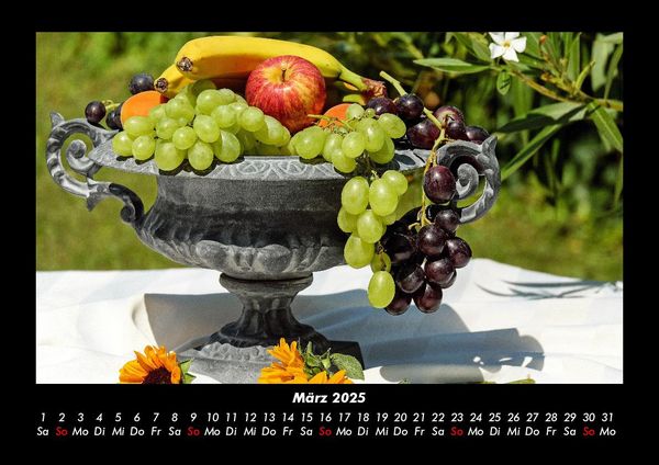 Produktbild: Obstkalender 2025 Fotokalender DIN A3