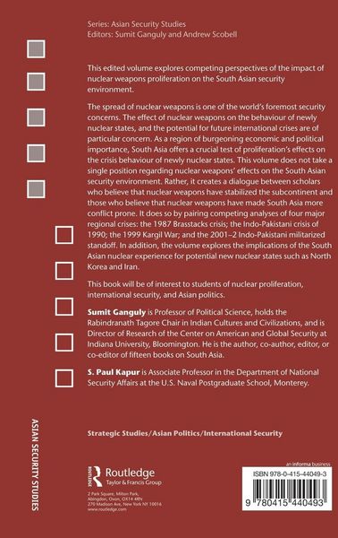 Produktbild: Nuclear Proliferation in South Asia